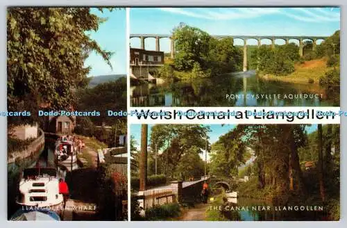 R744869 Welsh Canal at Llangollen The Canal near Llangollen Llangarf J S