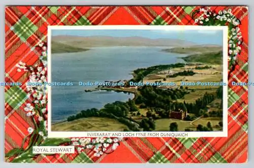 R738725 Schottland Argyll and Bute Inveraray und Loch Fyne von Duniquaich Royal S