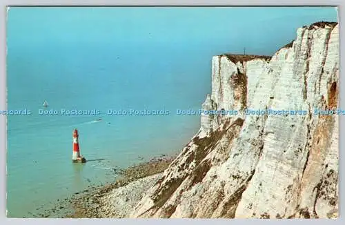 R738731 Sussex Beachy Head and Lighthouse NPO Fotocolor N P O Belfast Litho Cana