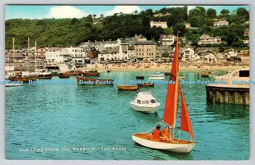 R738738 Lyme Regis Old Lyme From The Harbour J Salmon Sevenoaks Cameracolour Pos