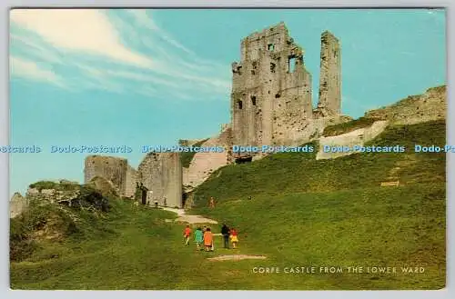 R744934 Corfe Castle from the Lower Ward J Salmon Ltd Cameracolour