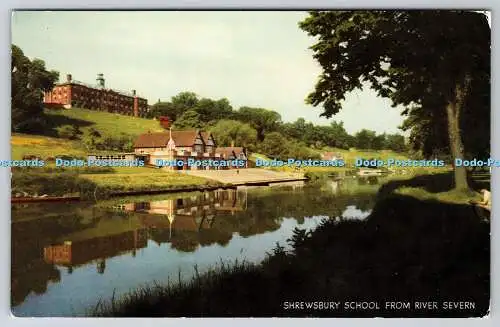 R738841 Shrewsbury School From River Severn J Salmon Sevenoaks Cameracolour Engl