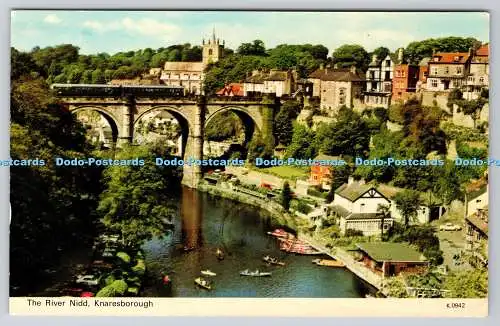 R738901 Knaresborough The River Nidd E T W Dennis Scarborough Photocolour Postca