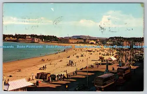 R738948 Weymouth The Seafront A J Howard Plastichrome Farbbild 1977 Postwagen