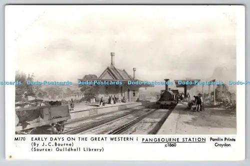 R746117 Pangbourne Station Early Days on the Great Western J C Bourne Guildhall