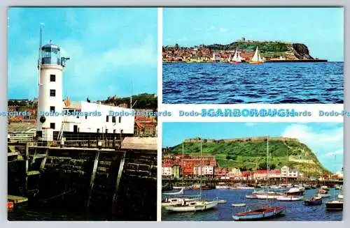 R738961 Scarborough Leuchtturm Yachting Außenhafen E T W Dennis Scarborough P