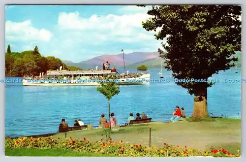 R738988 Lake Windermere Motorschiff Swan H Webster Helvellyn House Keswick Post