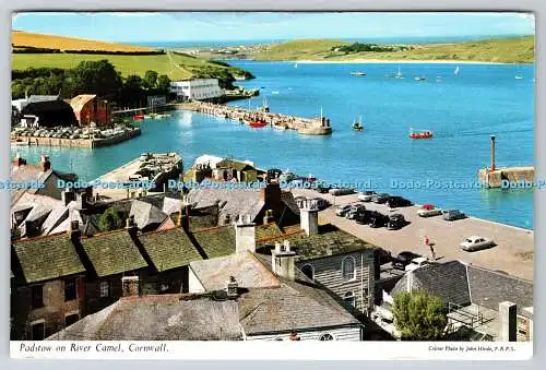 R738995 Cornwall Padstow on River Camel John Hinde F R P S London PM Bodmin 1963