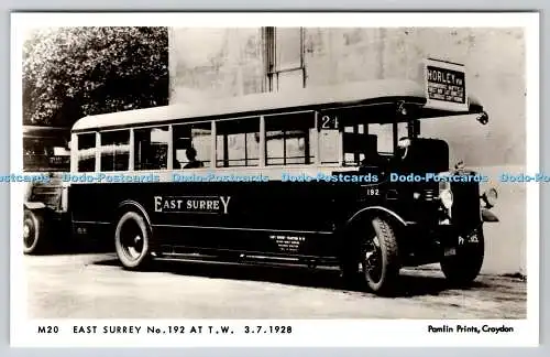 R746162 East Surrey No 192 At T W Pamlin Prints RP