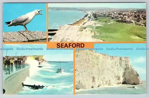 R739000 Seaford Rauer Meerblick von den Klippen Spritzpunkt Foto Precision St