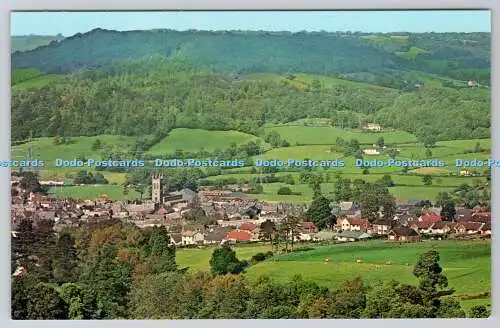 R744532 Devon Honiton Ein Blick auf Honiton mit St Cyres Hill im Hintergrund N P