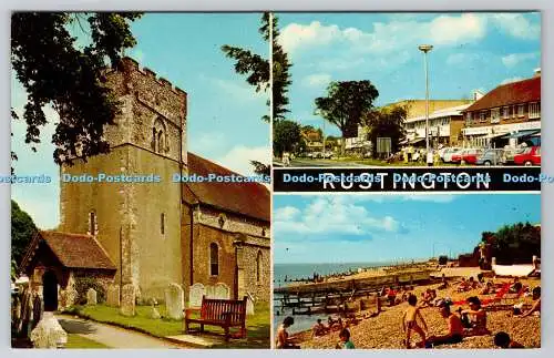 R744535 Rustington Beach View of the Church D Constance Limited Multi View 1980