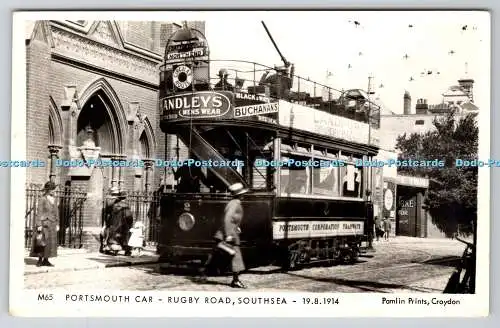 R746206 Southsea Rugby Road Portsmouth Auto Pamlin Prints RP