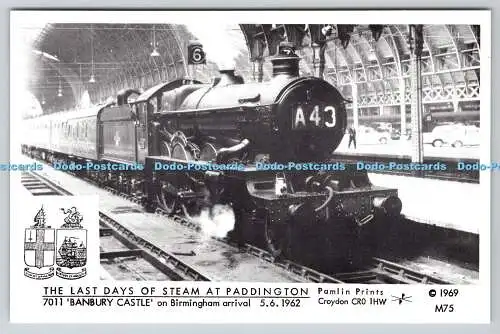 R746229 The Last Days of Steam at Paddington 7011 Banbury Castle on Birmingham A