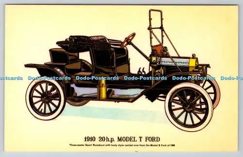 R744568 20 PS Modell T Ford 1910 Dreisitzer Sport Runabout mit Karosserie Style Auto