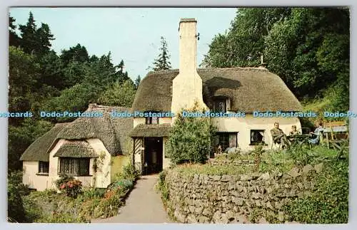 R744573 Tea Rooms at Selworthy Somerset Village Plastichrome H A Summers 1964