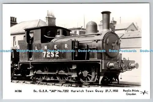 R746245 Ex G E R J65 Nr. 7252 Harwich Town Quay Pamlin Prints