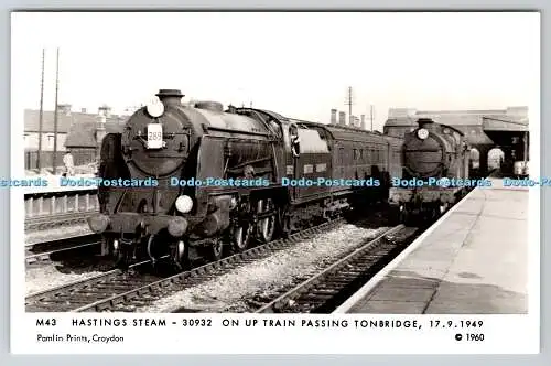 R746264 Hastings Steam 30932 On Up Train Passing Tonbridge Pamlin Prints RP