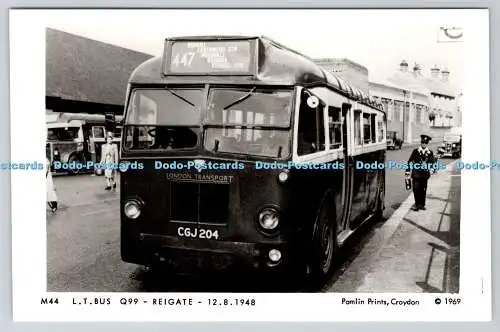 R746265 L T Bus Q99 Reigate Pamlin Prints