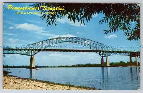 R744597 Pensylvania Turnpikes Delaware River Bridge Johnson Verlagsabteilung