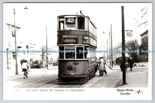 R746269 Die letzten Tage der Straßenbahnen in Croydon Pamlin Prints