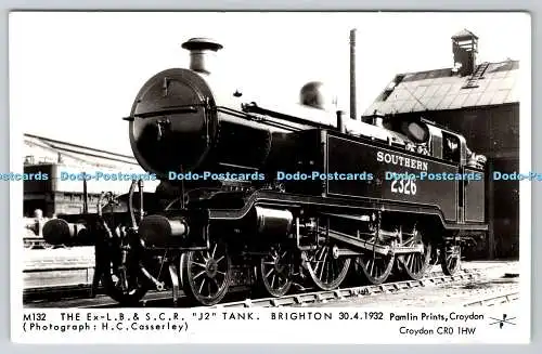 R746384 Brighton The Ex L B and S C R J2 Tank Pamlin Prints H Casserley RP