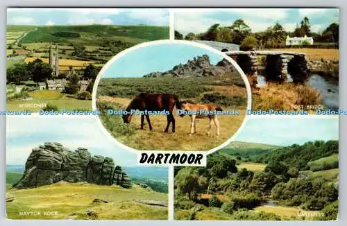 R744716 Dartmoor Haytor Rock Post Bridge Widecombe J Salmon Ltd Cameracolour Mul