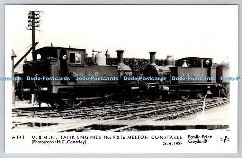 R746418 M und G N Tank Engines Nos 9 and 16 Melton Constable Pamlin Prints H C C