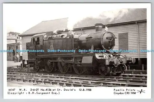 R746423 W R 2 6 2T No 4136 at St David Pamlin Prints R H Sargeant