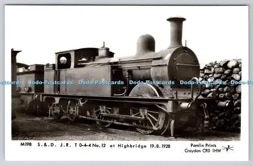 R746439 S und D J R T 0 4 4 Nr 12 bei Highbridge Pamlin Prints