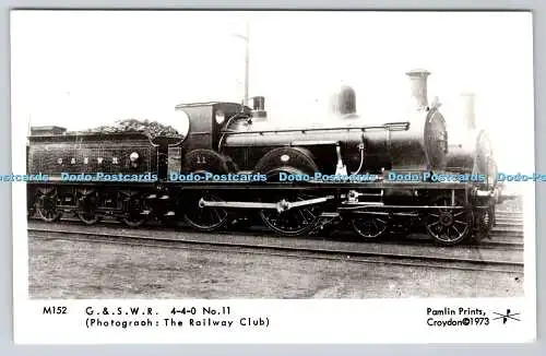 R746444 G und S W R 4 4 0 Nr 11 Pamlin Prints The Railway Club RP