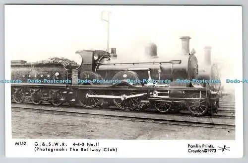 R746445 G und S W R 4 4 0 Nr 11 Pamlin Prints The Railway Club