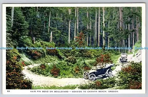 R746469 Oregon Haarnadel Biegung am Boulevard Meer nach Cannon Beach The Oregon Neu