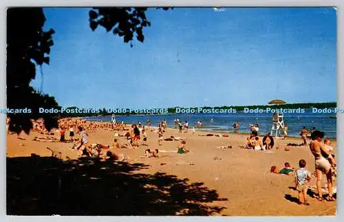 R746538 New York Plattsburg Municipal Bathing Beach Seite Verteilung