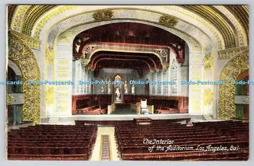 R746541 Cal Los Angeles The Interior of the Auditorium M Rieder