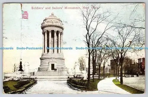 R746585 New York Soldiers and Sailors Monument Success Postkarte