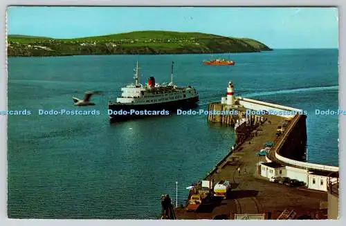 R743594 Ben My Chree Einfahrt Douglas Harbour Isle of Man N P O Dexter N P O Bel