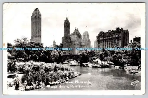 R746610 New York City Central Park Plaza Hotel Savoy Plaza and New Netherlands H