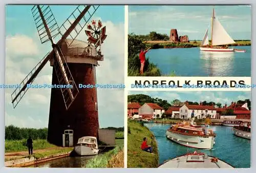 R743627 Norfolk Broads E Nagele John Hinde D W Fletcher Multi View