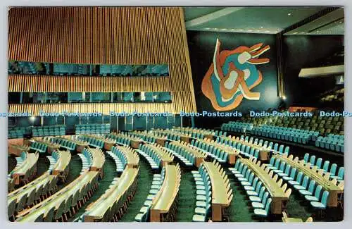 R746634 New York United Nations A View of the General Assembly Hall in the Unite