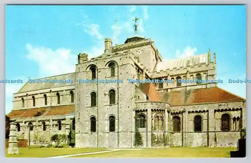 R743645 The South Front Romsey Abbey Photo Precision Ltd St Ives Huntingdon