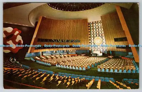 R746709 New York United Nations A View of the General Assembly Hall in the Unite