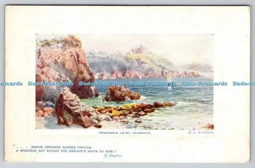 R746736 Falmouth Pendennis Point The Cornish Coast Tuck Oilette No 9723 H B Wimb