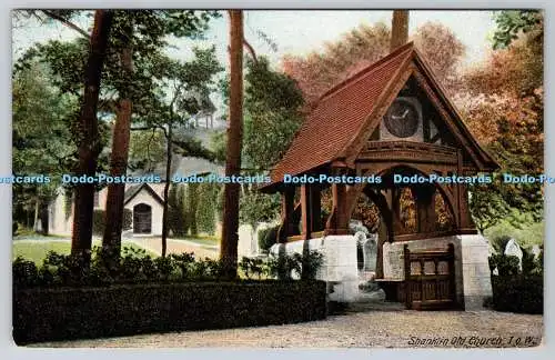 R746751 I O W Shanklin Old Church B and D London Bildpostkarte Pioniere Kr