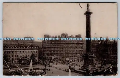 R746829 London Trafalgar Square Tuck Silverette Serie V 1809