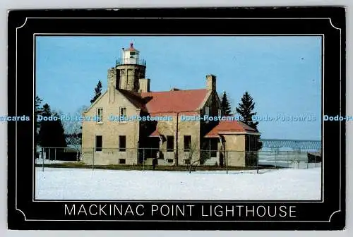 R746862 Michigan Mackinaw City Mackinac Point Leuchtturm The Fort Inc Plastichro