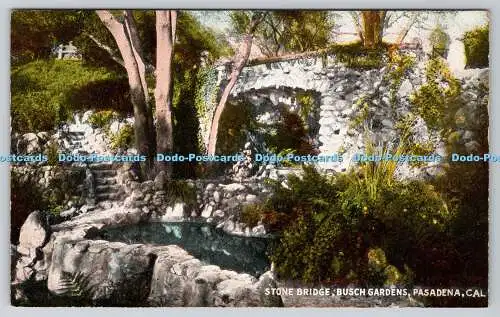 R746880 Cal Pasadena Stone Bridge Busch Gardens M Rieder Los Angeles California