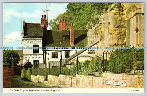 R746886 Nottingham Ye Olde Ausflug zum Jerusalem Inn E T W Dennis Scarborough London