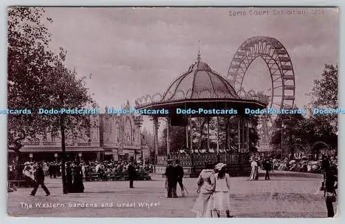 R746891 The Western Gardens and Great Wheel M Ettlinger The Royal Series Photole