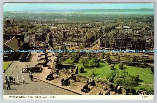 R743909 Princes Street from Edinburgh Castle E T W Dennis Scarborough